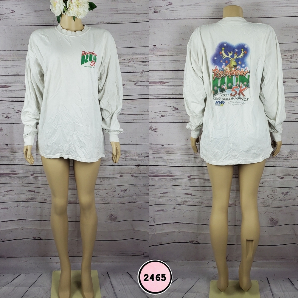 Oversized White Long Sleeve Shirt – Casual Loose Fit Basic Everyday Top
